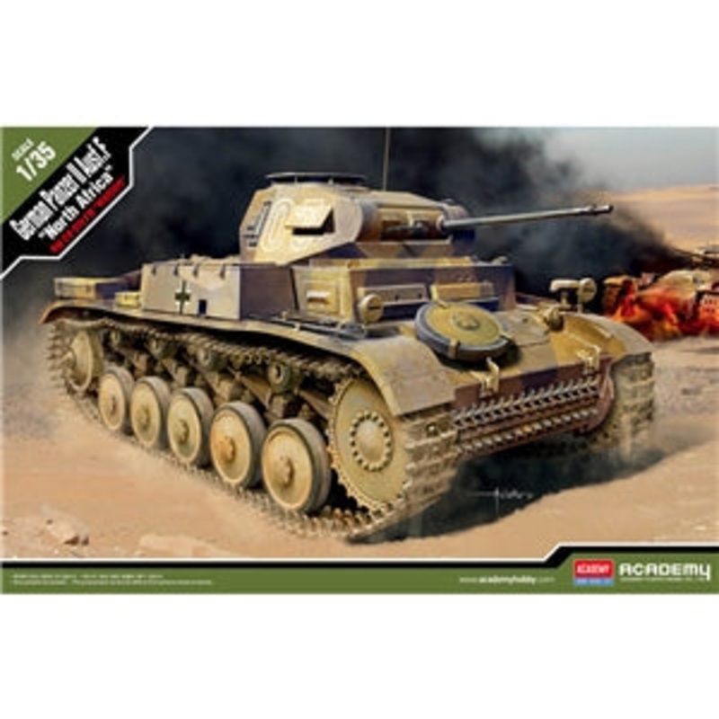 ACADEMY 13535 German Panzer II Ausf F “North Africa”  1/35 SCALE