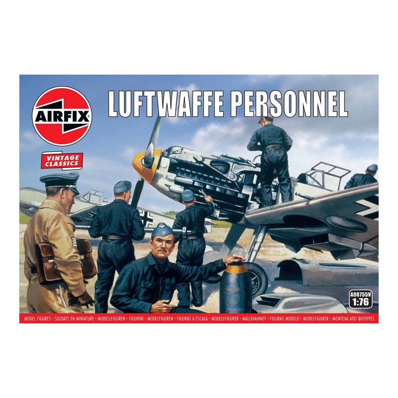 Airfix A00755V Luftwaffe Personnel 1:76 Scale