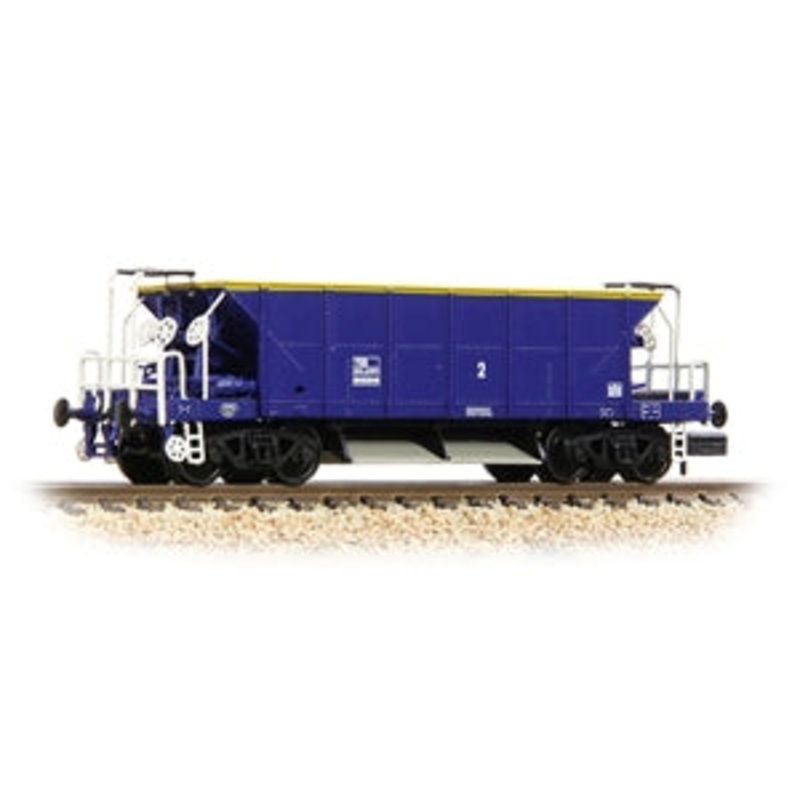 GRAHAM FARISH 377-005 BR YGB Bogie Hopper Wagon Mainline Blue  N GAUGE