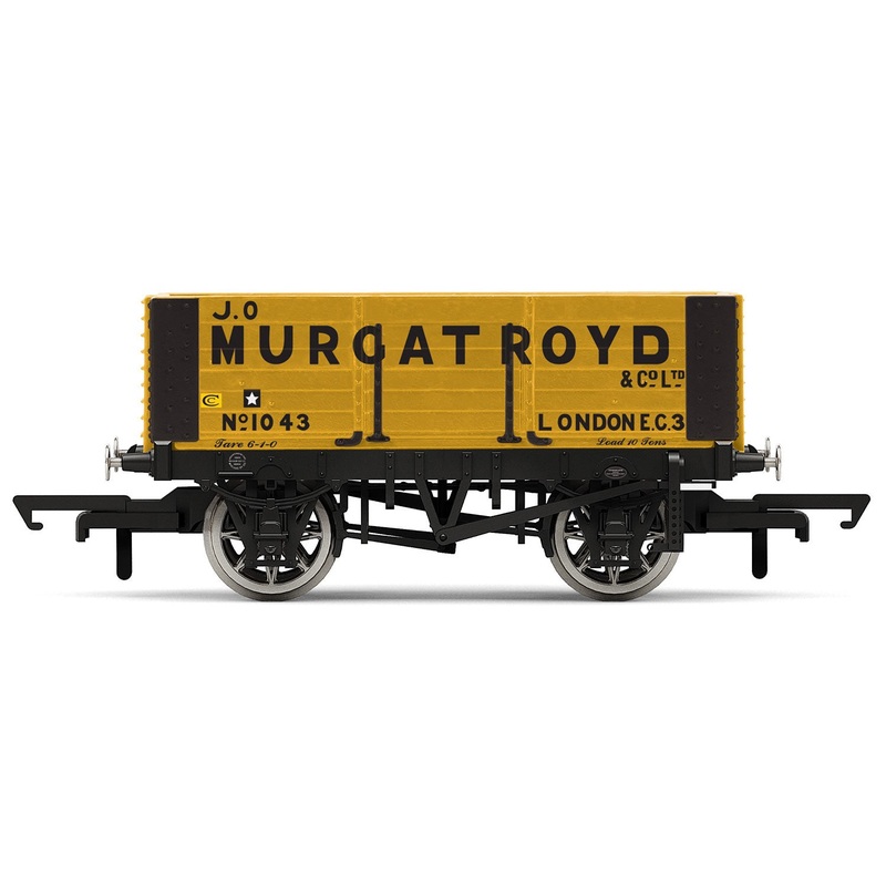 Hornby R6873 6 Plank Wagon  ‘J.O Murgatroyd’ No. 1043 – Era 2