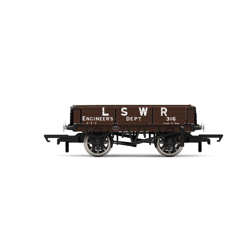 Hornby R6944 LSWR  3 Plank Wagon  LSWR Engineers 316 – Era 2