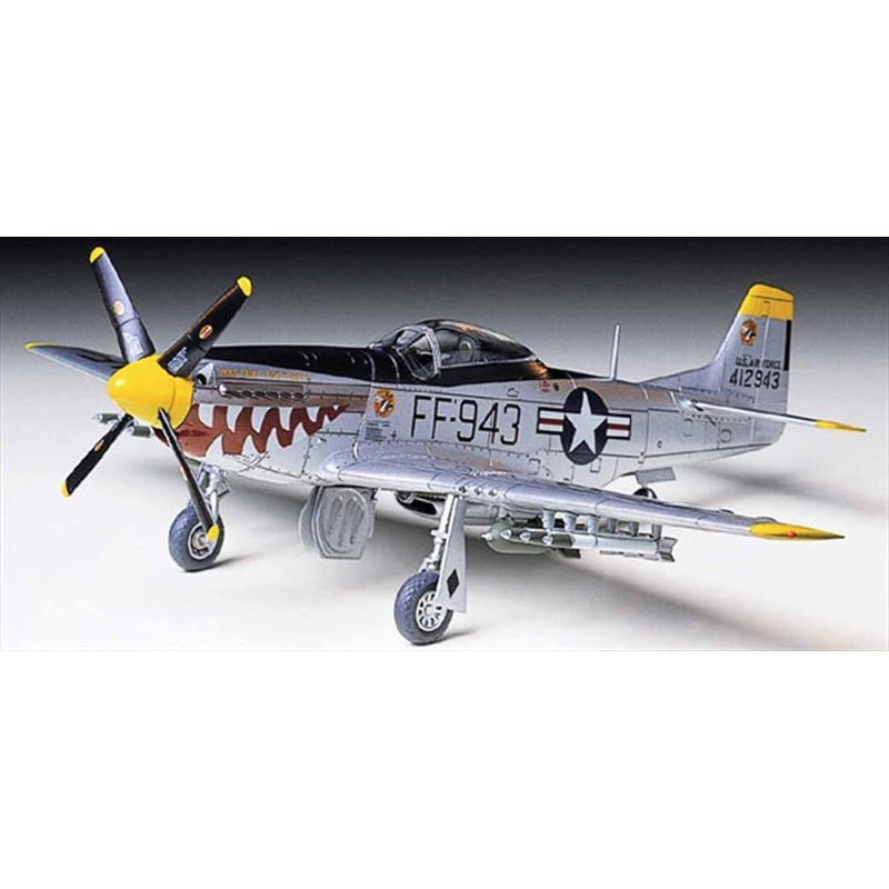 Tamiya 60754 NA F-51D Mustang Korean War Fighter Model kit 1/72