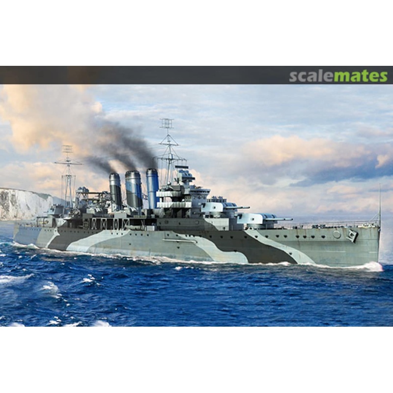 TRUMPETER 06735 HMS KENT CRUISER SHIP 1/700 SCALE