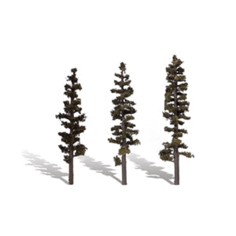 WOODLAND SCENICS TREES  TR3562 6″-7″ Classic Standing Timber (3/Pk)