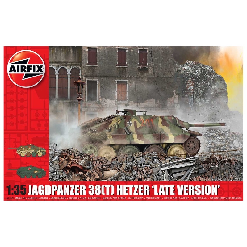 Airfix A1353 JagdPanzer 38 tonne Hetzer, Late Version 1:35 Scale
