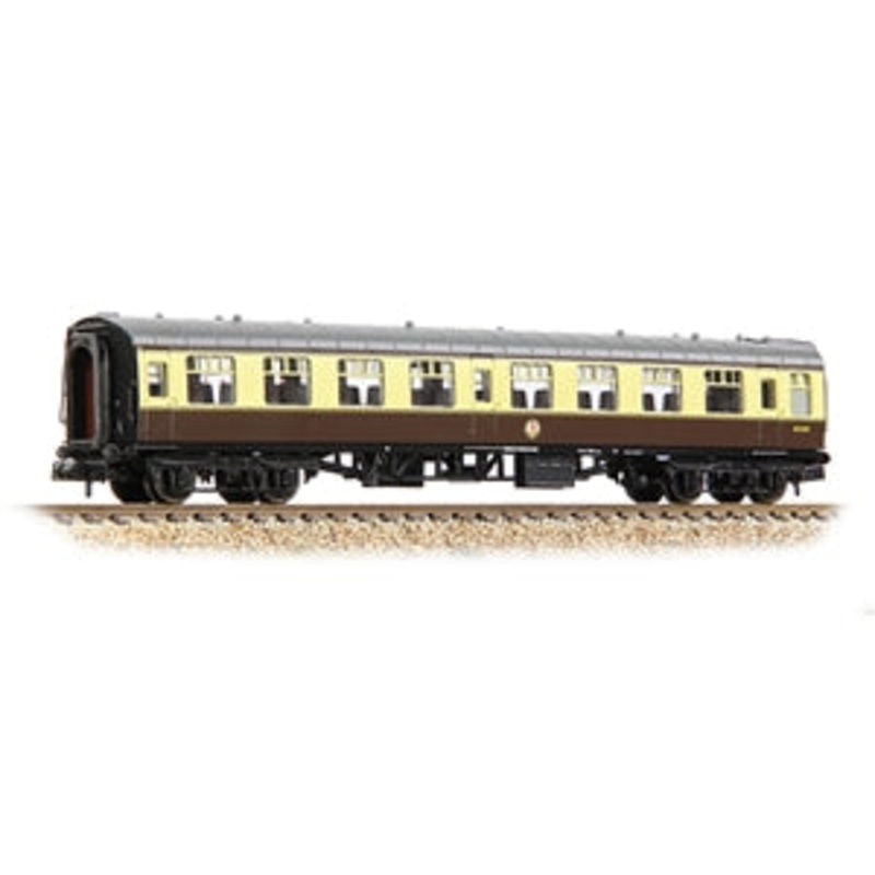 GRAHAM FARISH 374-014B BR Mk1 TSO Tourist Second Open BR (WR) Chocolate & Cream  N GAUGE