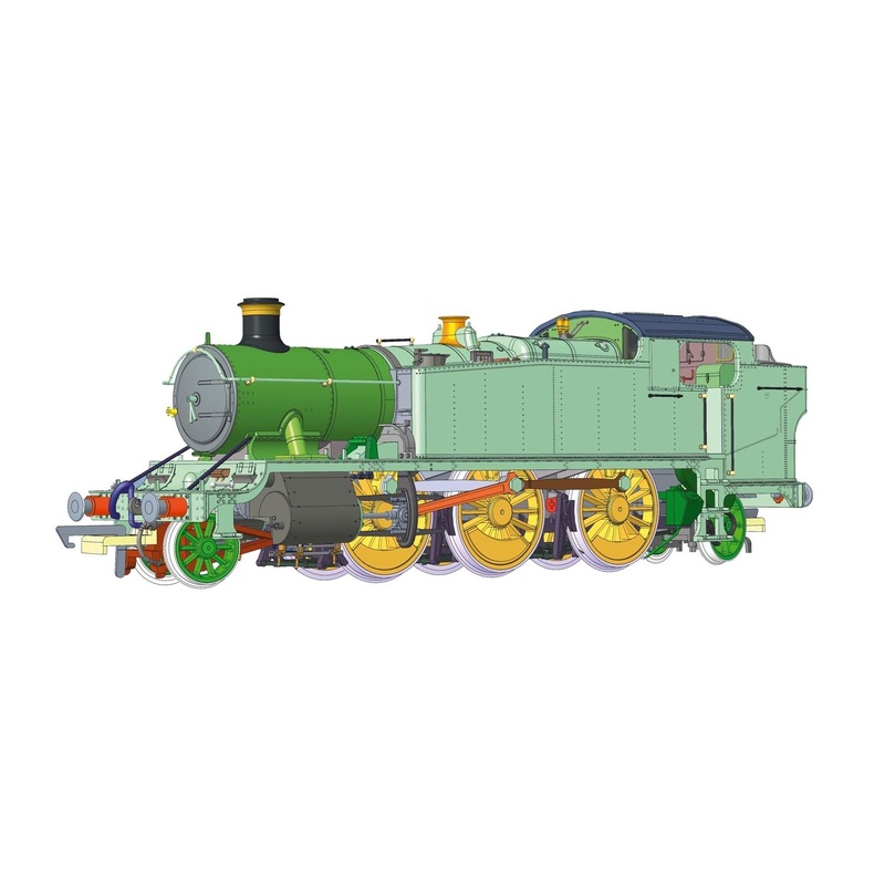 Hornby R3719X GWR  Class 5101  Large Prairie   2-6-2T  4154 – Era 3