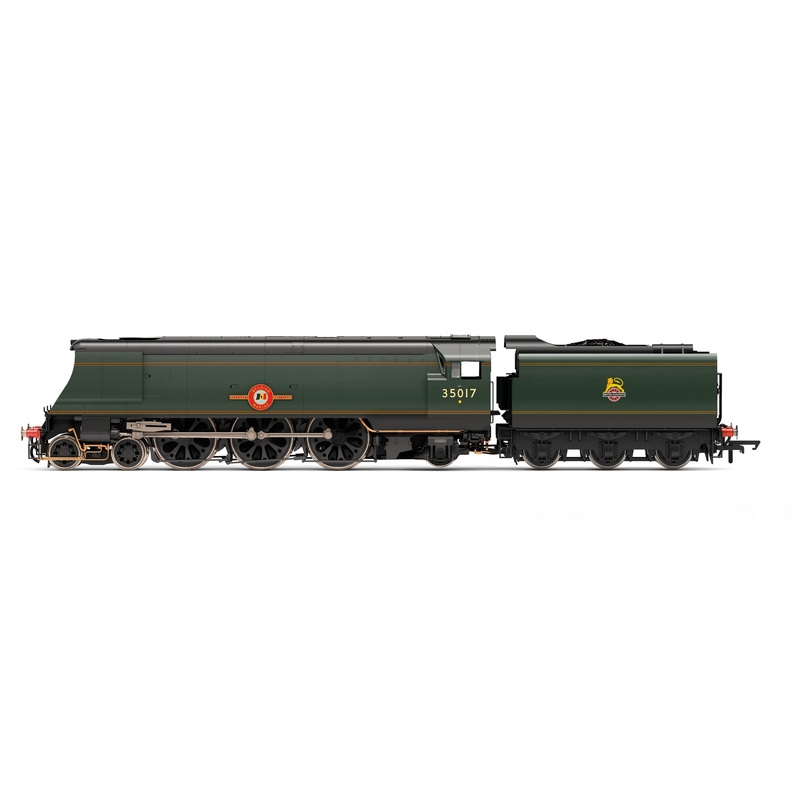 Hornby R3861 Steam Locomotives BR  Merchant Navy Class  4-6-2  35017  Belgian Marine  – Era 4