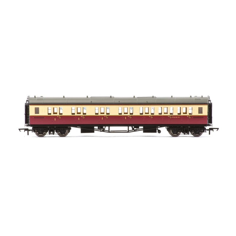 Hornby R4688A BR  Collett ‘Bow-Ended’ Corridor Composite (Right Hand)  W6145W – Era 4