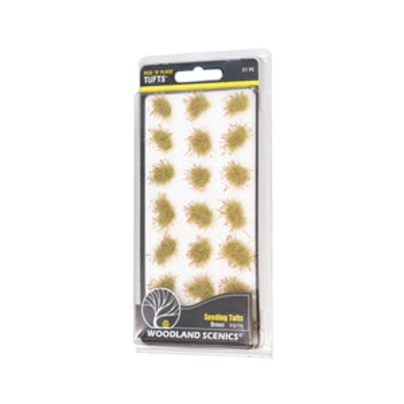 WOODLAND SCENICS FS775 BROWN SEEDING TUFTS