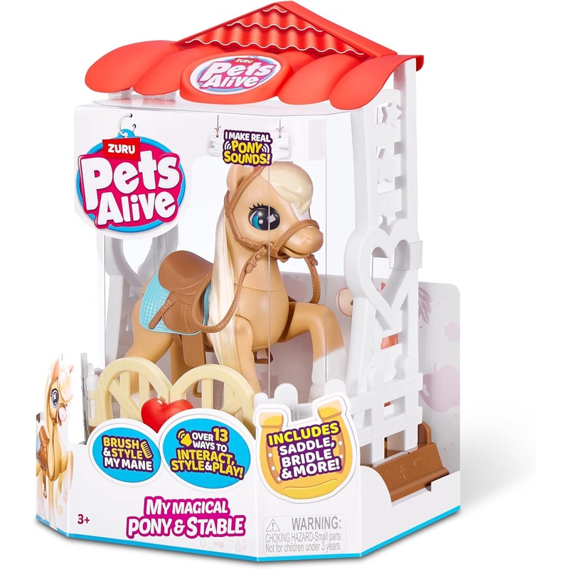 ZURU PETS ALIVE 9546 MY MAGICAL PONY AND STABLE