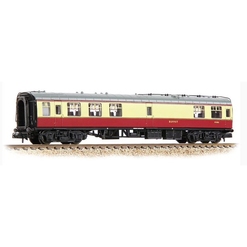 GRAHAM FARISH 374-113 Mk1 RMB Restaurant Miniature Buffet BR Crimson and Cream (374113) N GAUGE