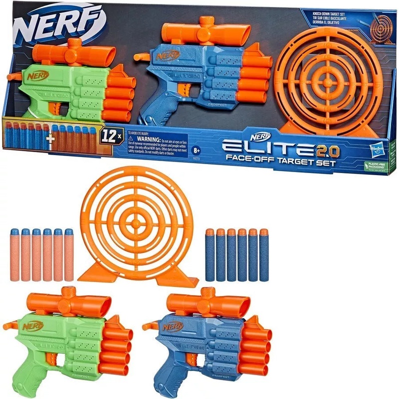 ** Half Price ** NERF F8273 ELITE 2.0 FACE OFF TARGET SET (Copy)