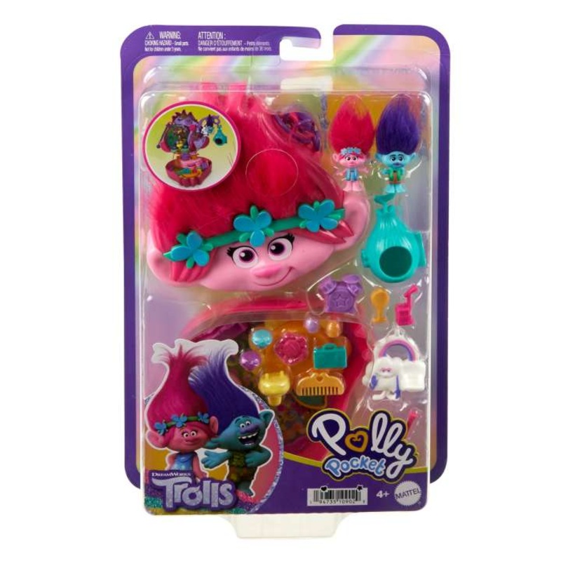 ** HALF PRICE ** POLLY POCKET HKV39 TROLLS COMPACT