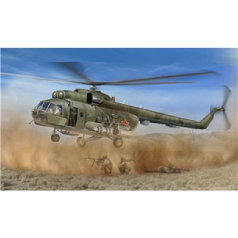 TRUMPETER 05815  Soviet Helicopter Mil Mi-8MT Hip-H, c.1981 1/48 SCALE