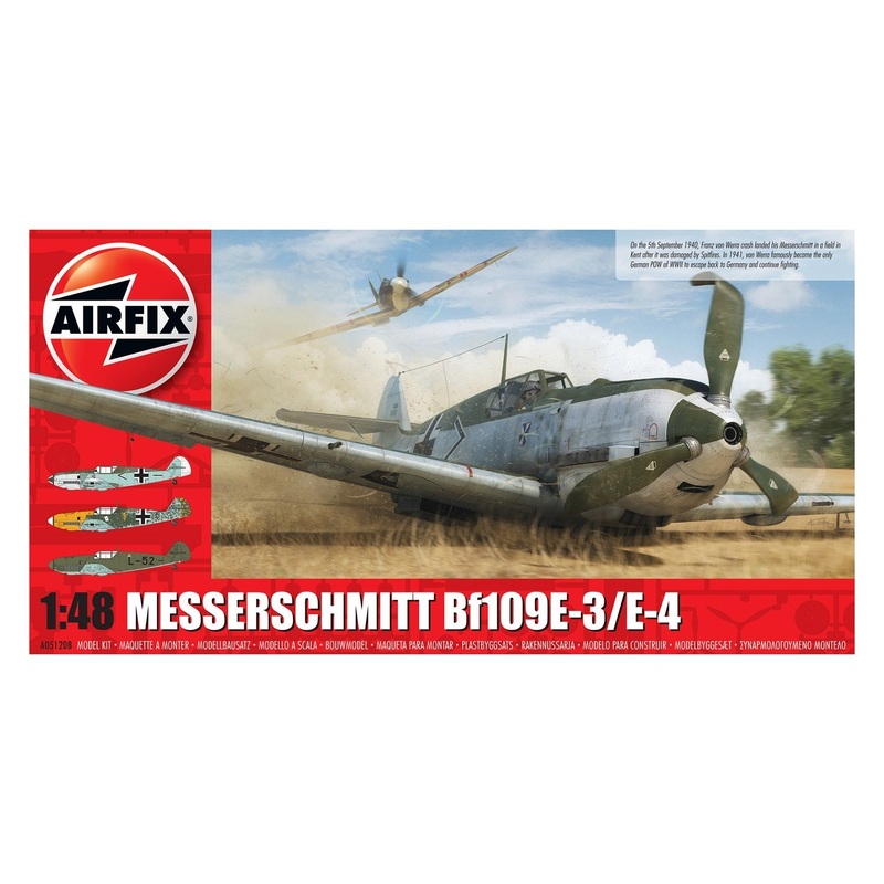 Airfix A05120B Messerschmitt Me109E-4/E-1 1:48 1:48 Scale