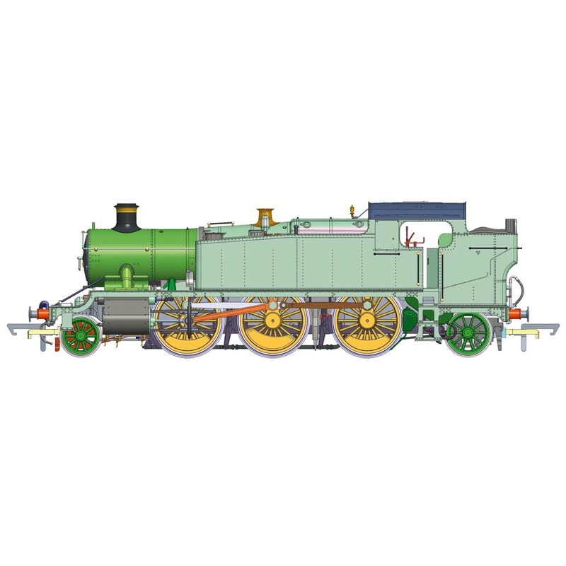 Hornby R3721 GWR  Class 61xx  Large Prairie   2-6-2T  6110 – Era 3