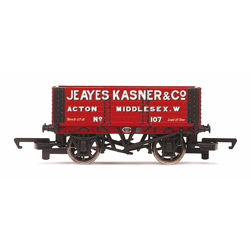 Hornby R6815 6 Plank Wagon  Jeayes Kasner & Co. 107 – Era 3