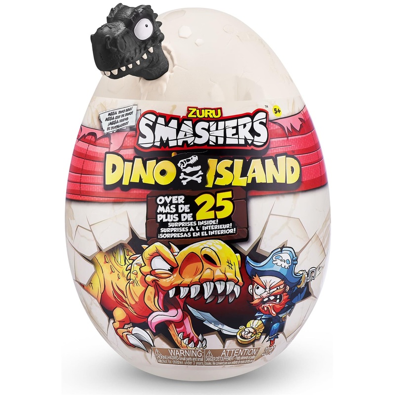 ZURU 7487 SMASHERS MEGA DINO ISLAND EGG OVER 25 SURPRISES