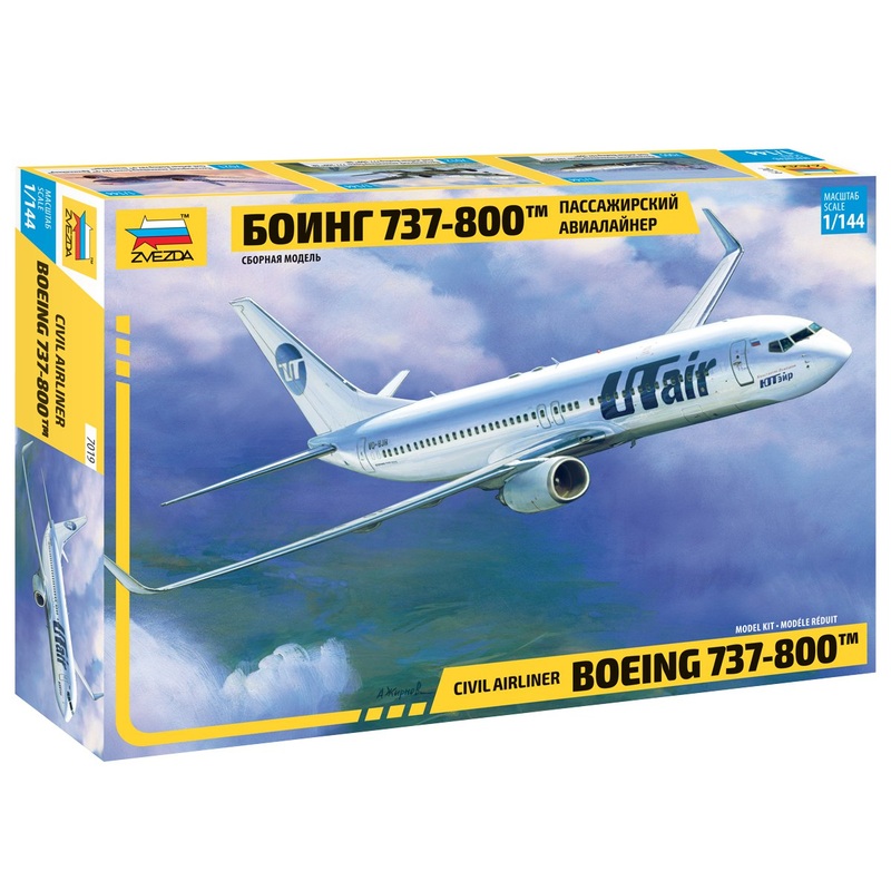 ZVEZDA 7019 BOEING 737-800 1/144 SCALE