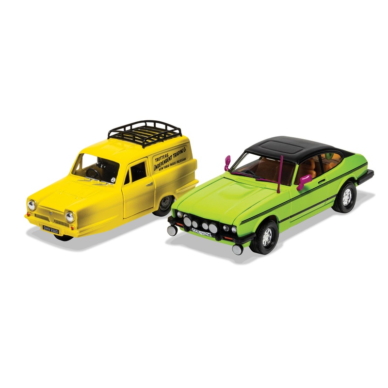 CORGI CC99189 ONLY FOOLS AND HORSES DEL BOY’S RELIANT REGAL & FORD CAPRI MK3