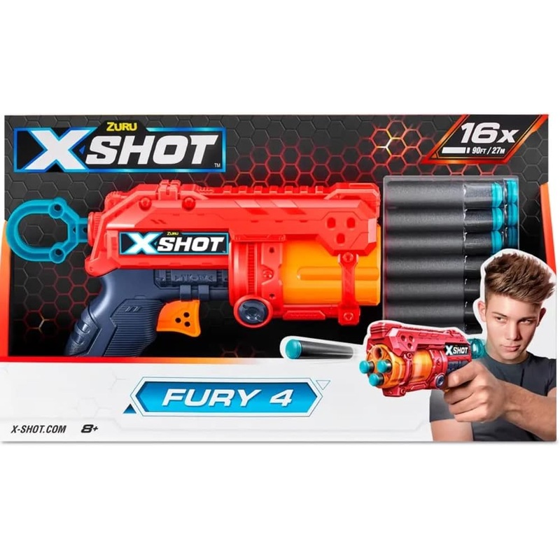 X SHOT 36377 EXCEL FURY 4 INC 16 DARTS