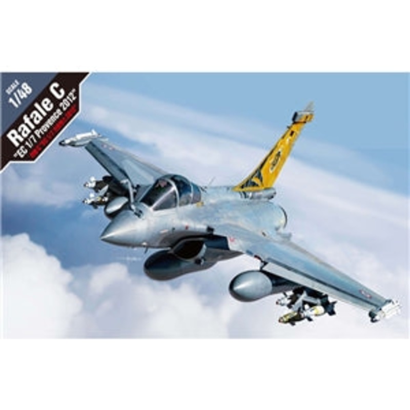 ACADEMY  12346 French Rafale C “EC 1/7 Provence 2012” Multirole Fighter  1/48 SCALE