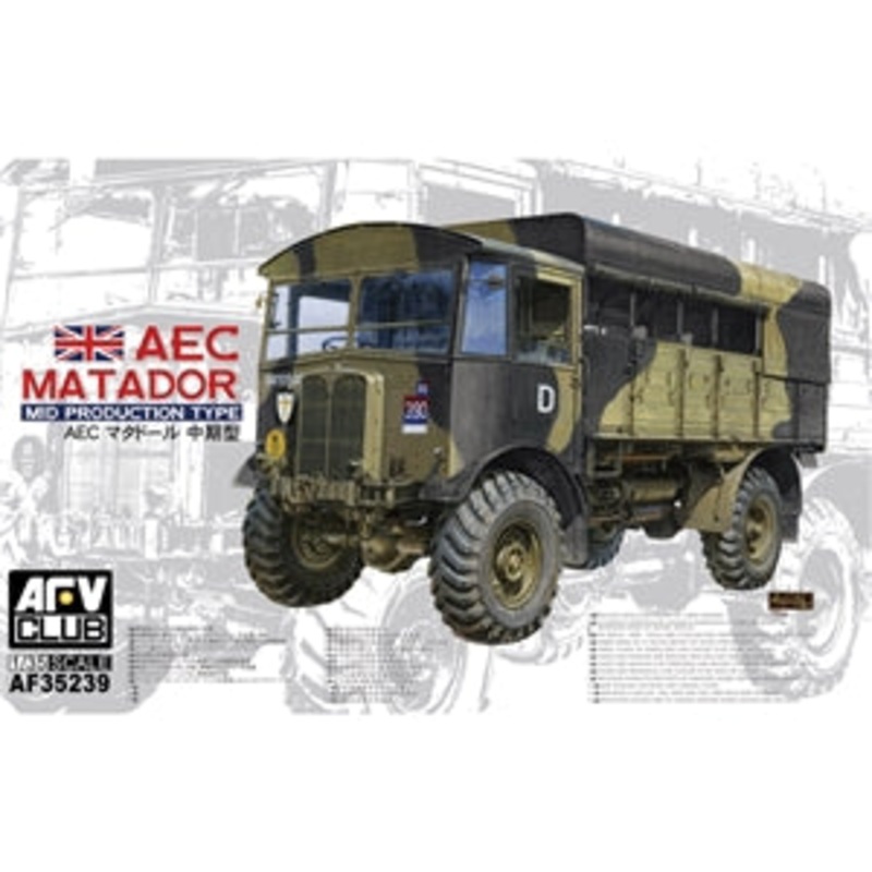 AFV CLUB AF35239 AEC MATADOR MID PRODUCTION TYPE  1/35 SCALE