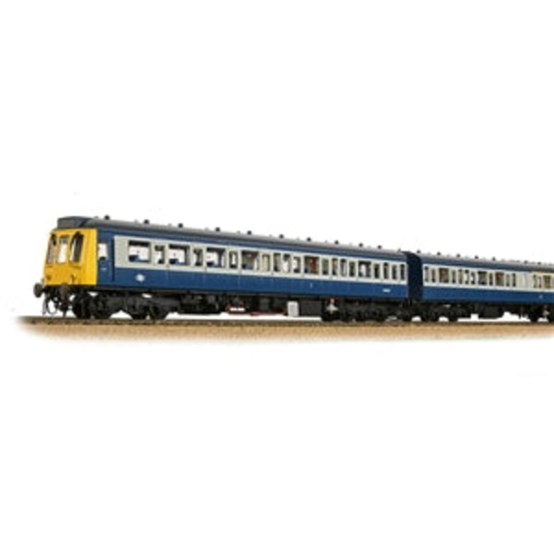 BACHMANN 35-501 CLASS 117 3 CAR DMU BR BLUE AND GREY