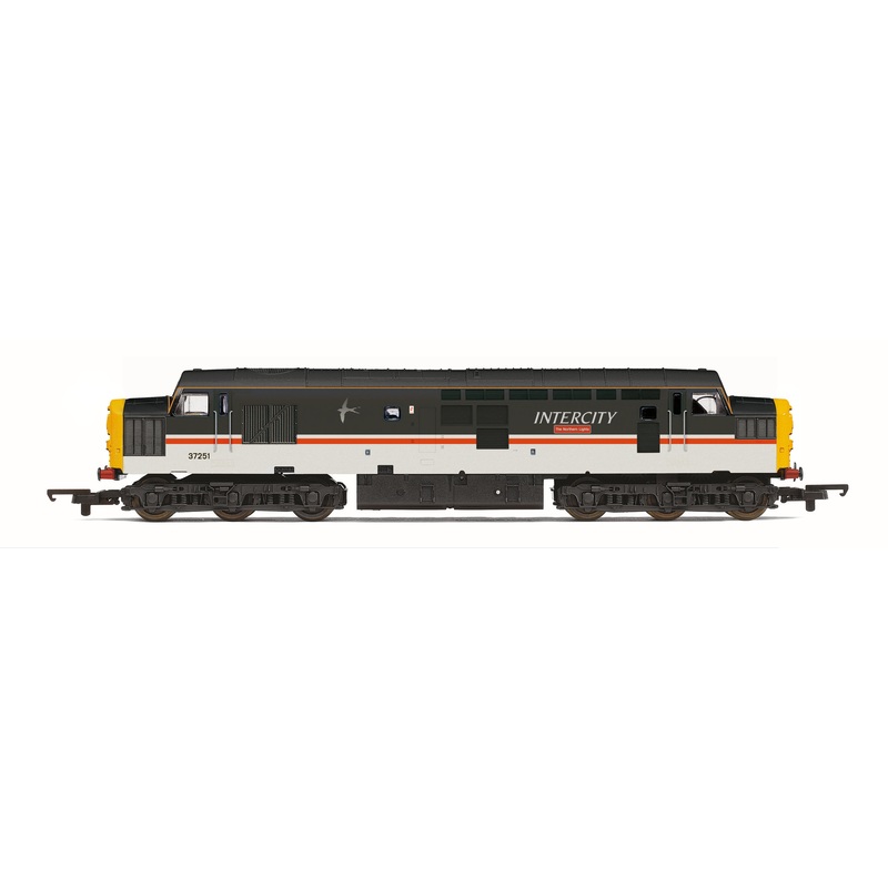 HORNBY  R30180 RailRoad Plus BR InterCity, Class 37, Co-Co, 37251 ‘The Northern Lights’ – Era 8