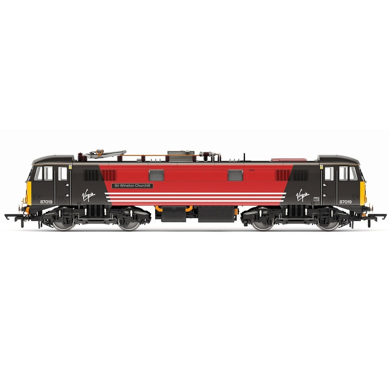 Hornby R3656 Virgin Trains  Class 87  Bo-Bo  87019  Sir Winston Churchill  – Era 9