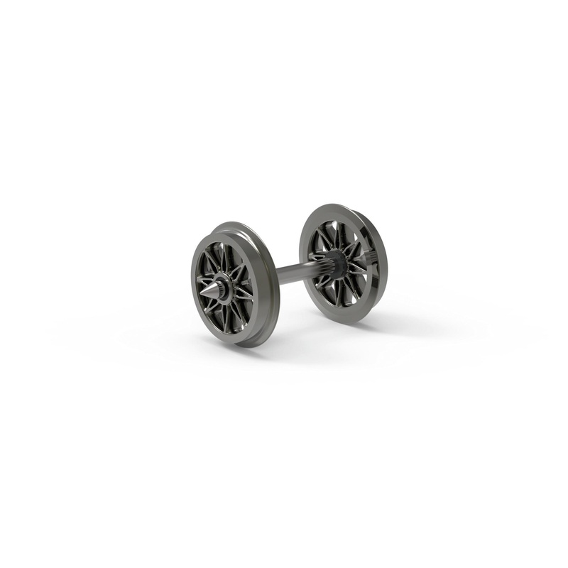 Hornby R8100  12.6mm  split spoked wheels  (Pack 10)