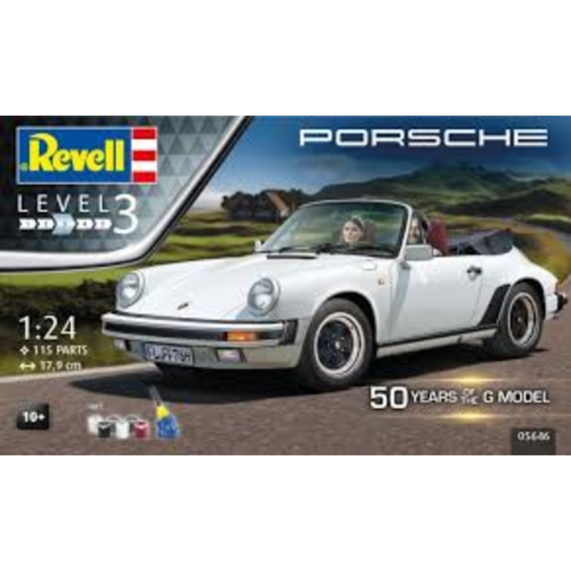 REVELL 05646  Gift set 50 years of the Porsche 911 G-Model: High-quality  Car Kit 1:24 SCALE