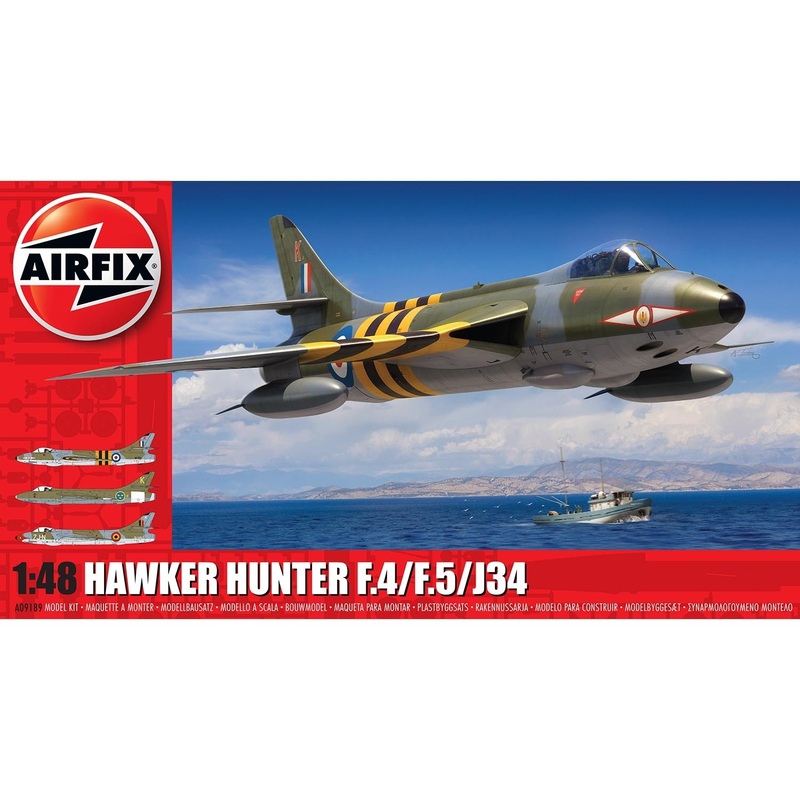 Airfix A09189 Hawker Hunter F.4/F.5/J.34 1:48 Scale