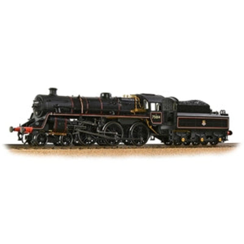 BACHMANN 31-117 BR STANDARD CLASS 4MT 75014 BR LINED BLACK EARLY EMBLEM