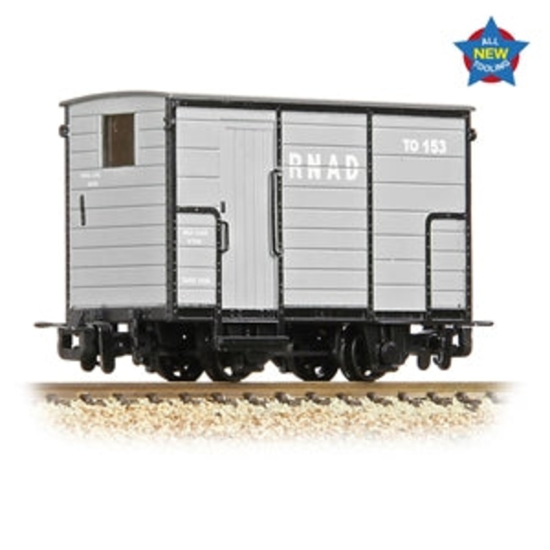 BACHMANN 393-100 RNAD Enclosed-End Brake Van RNAD Grey  OO9 SCALE