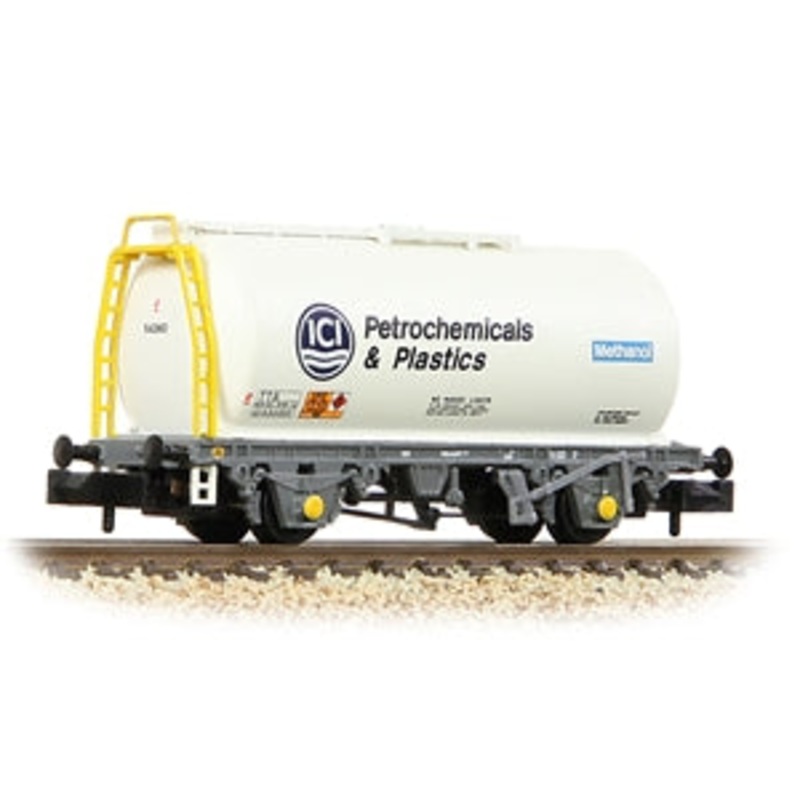 GRAHAM FARISH 373-789  BR 45T TTA Tank Wagon ‘ICI Petrochemicals’ White N SCALE