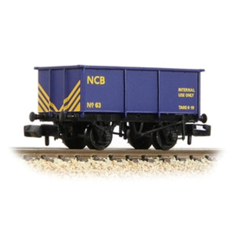 GRAHAM FARISH 377-282A BR 27T Steel Tippler Wagon NCB Blue N GAUGE
