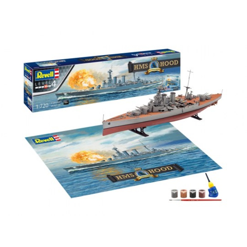 Revell 05693 Gift Set – HMS Hood “100th Anniversary”