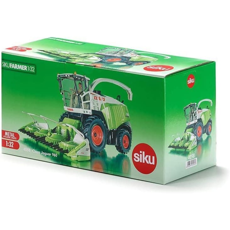 SIKU 4058 CLAAS JAGUAR 960 FORAGE COMBINE HARVESTER 1:32 SCALE