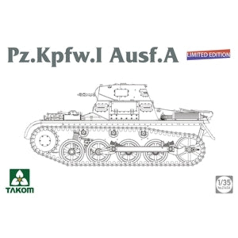 TAKOM  2145A  German Army Panzer I Ausf A Limited Edition Light Tank  1/35TH SCALE