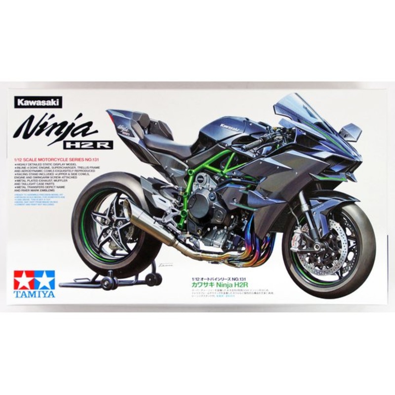 TAMIYA 14131KAWASAKI NINJA H2R MOTORBIKE KIT 1/12 SCALE