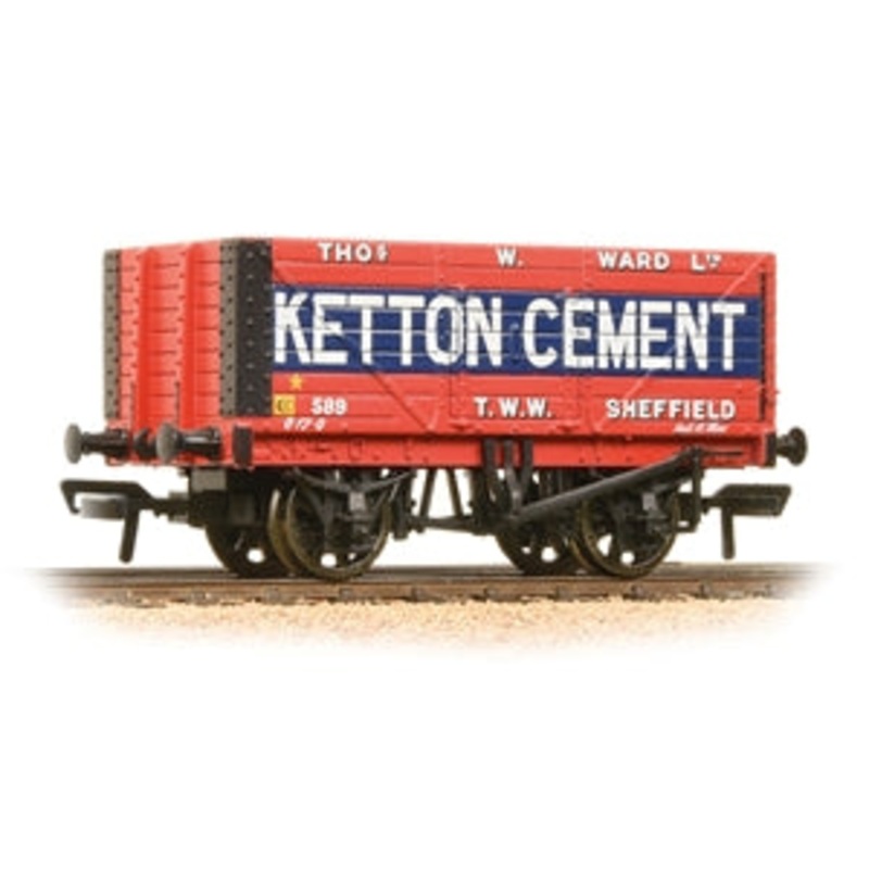 BACHMANN  37-134B 8 PLANK WAGON KETTON CEMENT