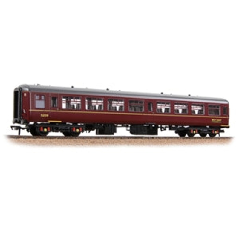 BACHMANN 39-354 BR Mk2 TSO Tourist Second Open WCRC Maroon