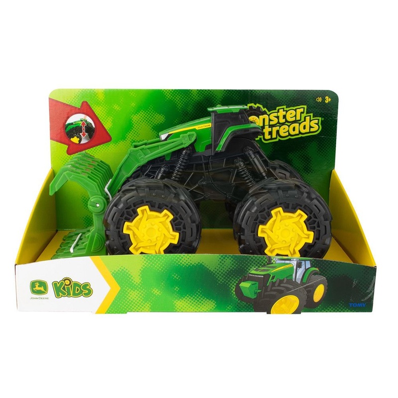 BRITAINS 47327 JOHN DEERE MONSTER TREADS REV UP TRACTOR