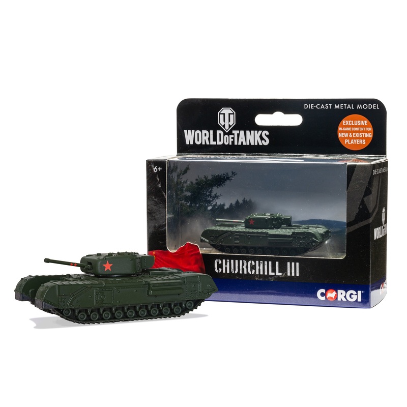 CORGI DIECAST WORLD OF TANKS WT91204  CHURCHILL III TANK