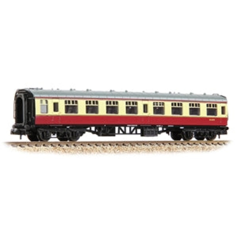 GRAHAM FARISH 374-060E BR Mk1 SK Second Corridor BR Crimson & Cream  N GAUGE
