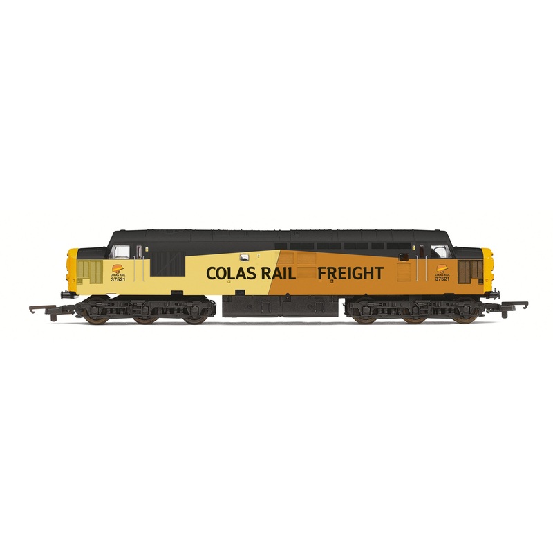 Hornby R30041TTS Railroad Diesel Locomotives Colas Rail  Class 37   Co-Co  37521  – Era 11