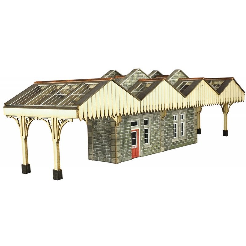 METCALFE PO322 00/H0 SCALE ISLAND PLATFORM BUILDING