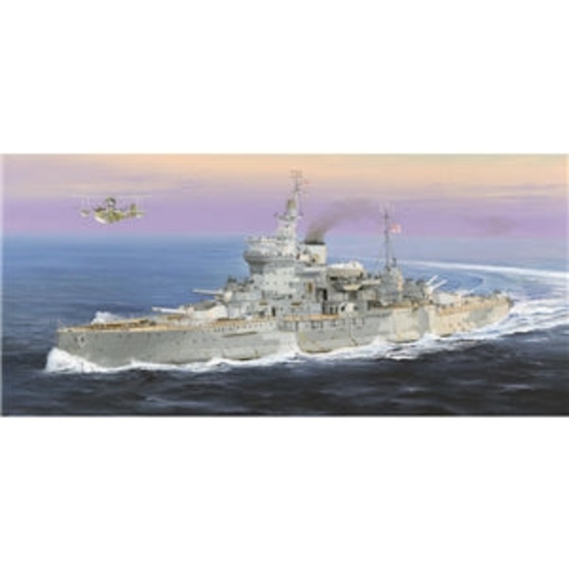 TRUMPETER 05325 BATTLESHIP HMS WARSPITE 1942  1/350 SCALE
